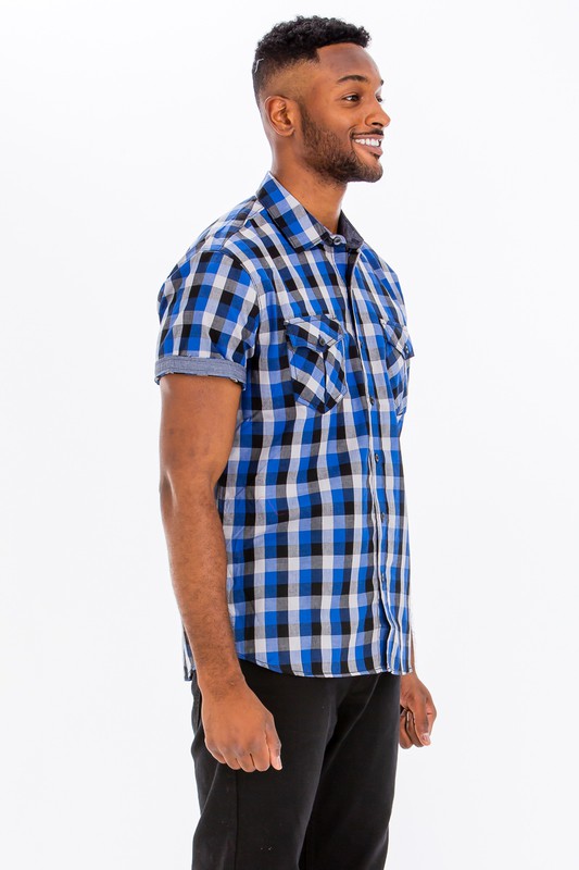 Checkered Button Down Shirt
