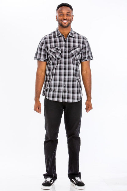 Checkered Button Down Shirt