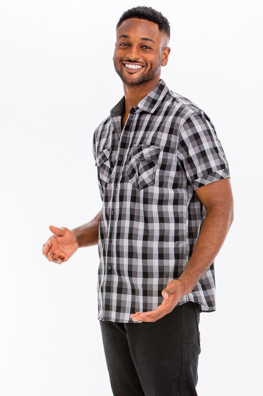 Checkered Button Down Shirt