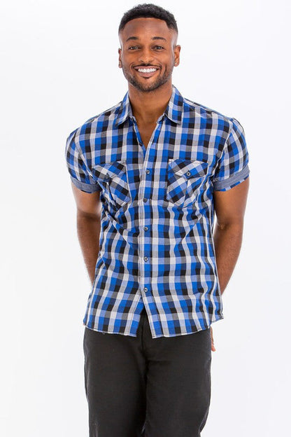 Checkered Button Down Shirt