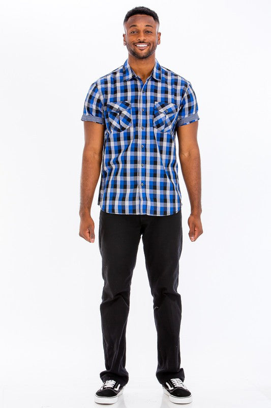Checkered Button Down Shirt
