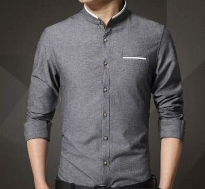Mandarin Collar Shirt