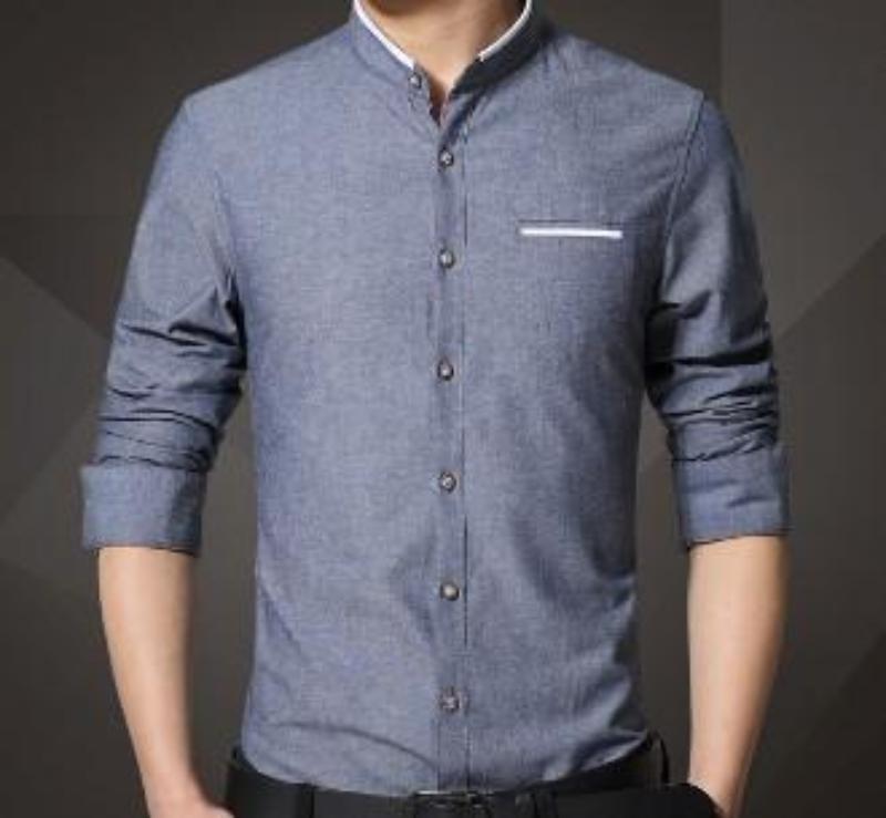 Mandarin Collar Shirt