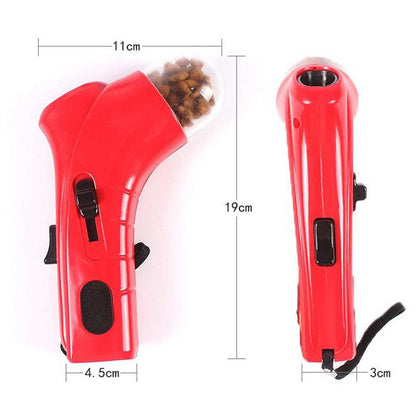 Portable Pet Food Treat Blaster Feeder