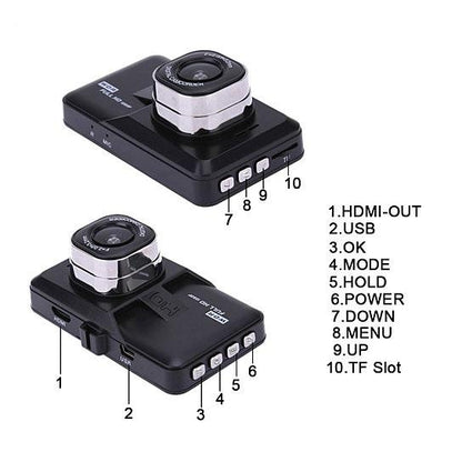 1080P G-Sensor Looping Car Camera