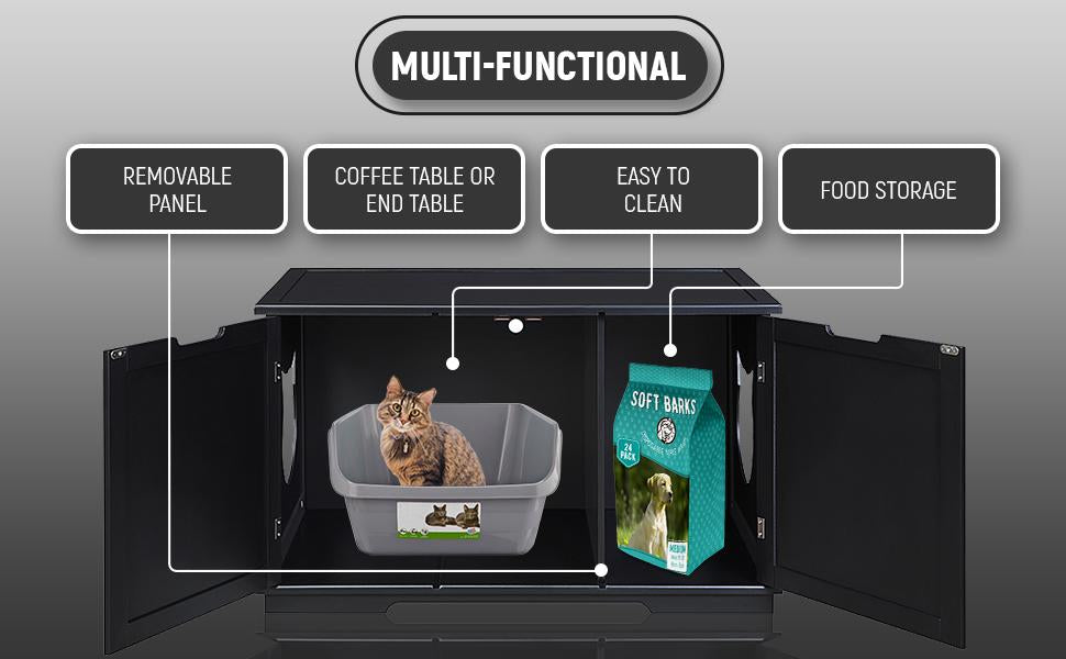 Cat Washroom Bench Litter Box House