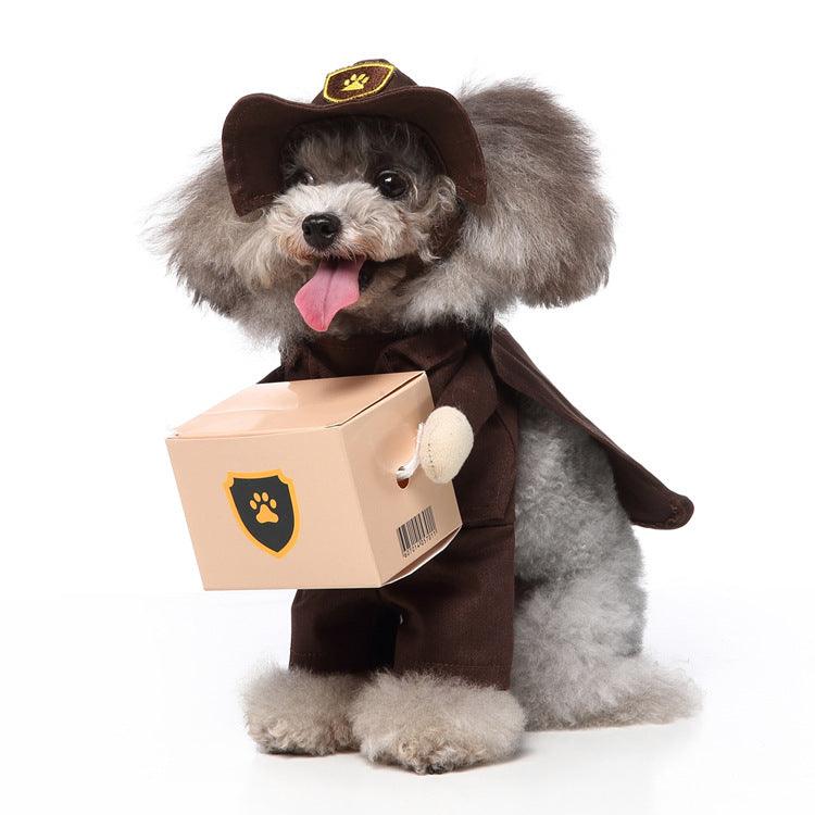 Funny Cosplay Pet Costume Set: Cute Cartoon Dog Outfit For Halloween
