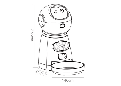 Pawsomefeed Automatic Pet Feeder