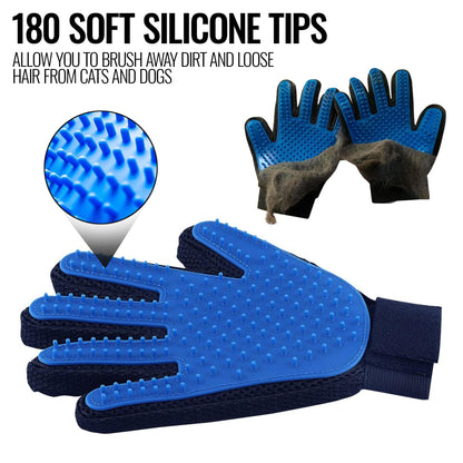 Pet Hair Removal Massage Gloves
