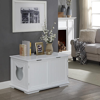 Cat Washroom Bench Litter Box House