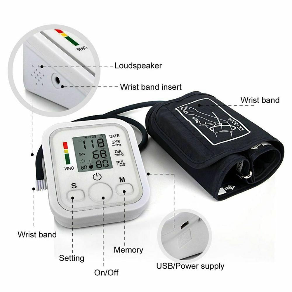 Arm Automatic Blood Pressure Monitor Device