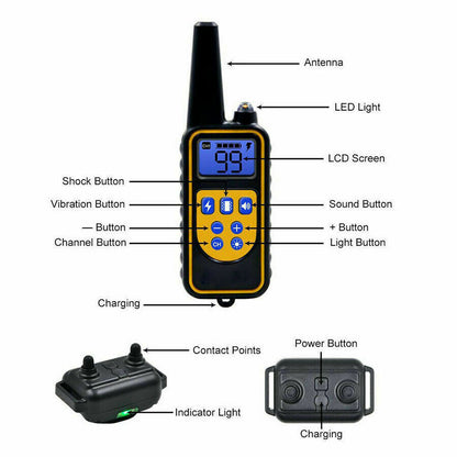 Rechargeable Remote Dog Training Collar