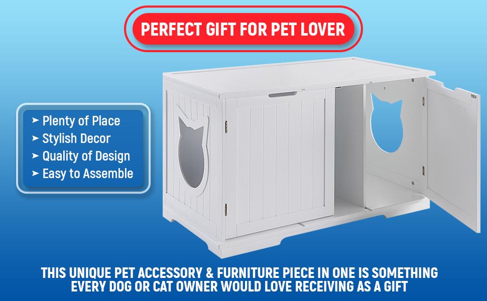 Cat Washroom Bench Litter Box House