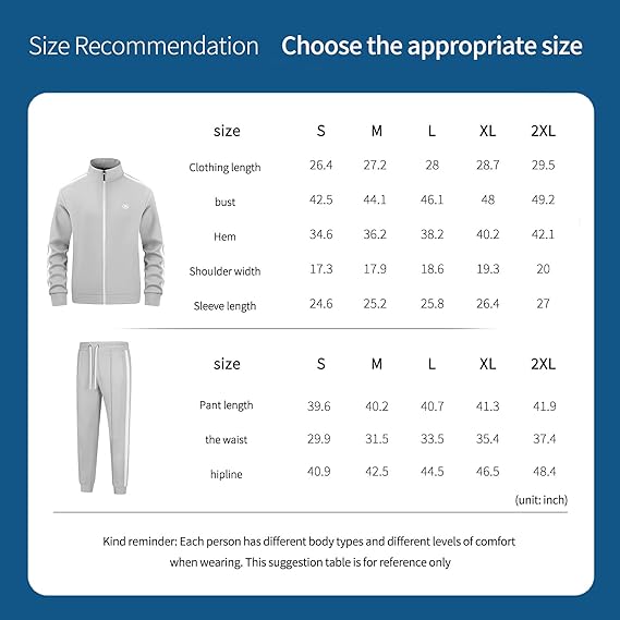 Matching Jacket & Pants Tracksuit