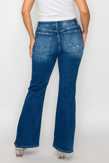 Full Size High Rise Bootcut Jeans