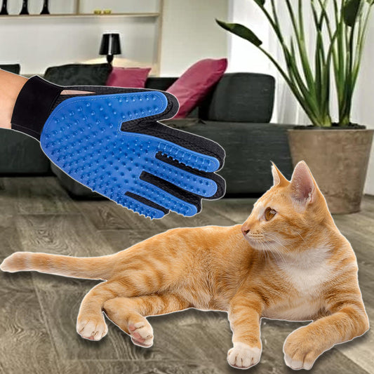 Pet Hair Removal Massage Gloves
