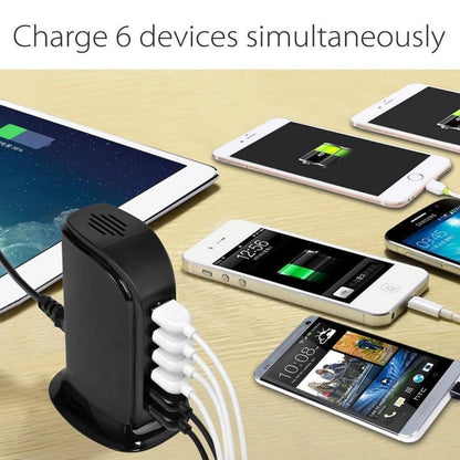 Smart 6 USB Desktop Charge Tower