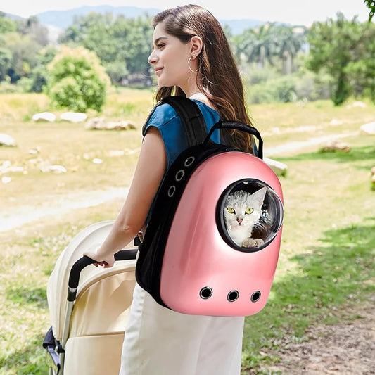 Pet Hardshell Traveling Backpack
