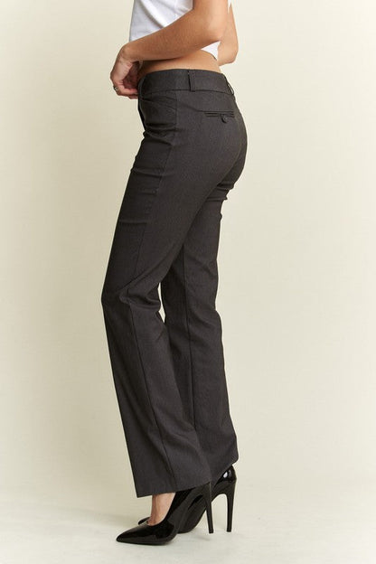 Regular Rise Slim Pants