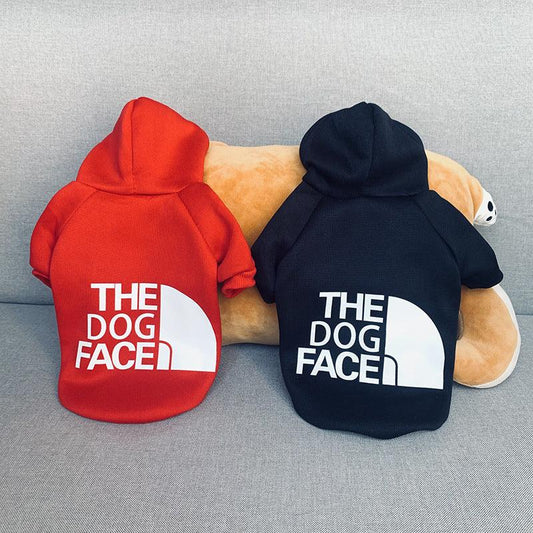 Dog Face Wind Coat Warm Hoodie Coat
