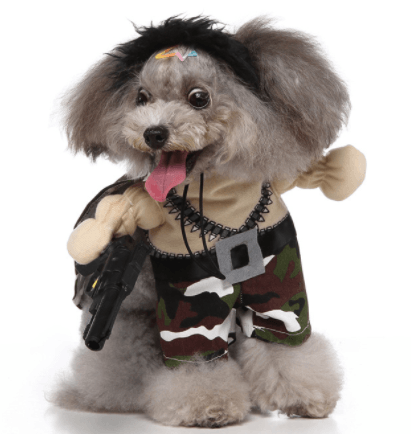Funny Cosplay Pet Costume Set: Cute Cartoon Dog Outfit For Halloween