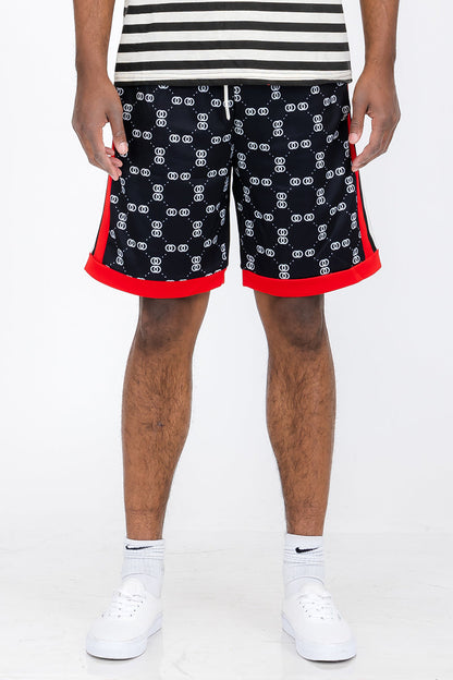 Iconic Printed Shorts with Pocket