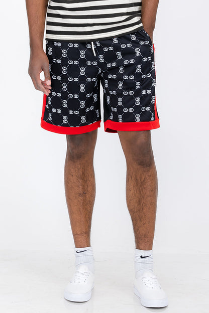 Iconic Printed Shorts with Pocket