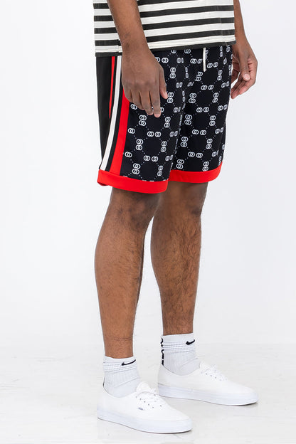 Iconic Printed Shorts with Pocket