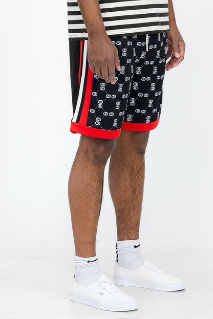 Iconic Printed Shorts with Pocket