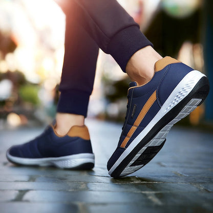 Pu Leather Men's Casual Breathable Shoes