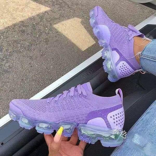 Women Casual Shoes Mesh Air-Cushion Flat Sneakers