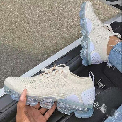 Women Casual Shoes Mesh Air-Cushion Flat Sneakers