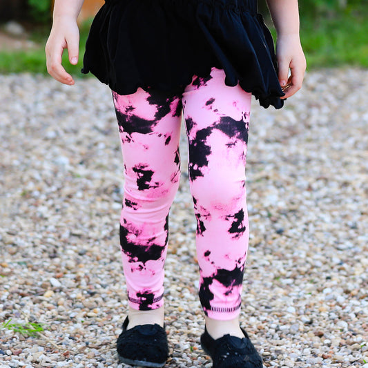Baby Toddler Big Girls Tie Dye Leggings