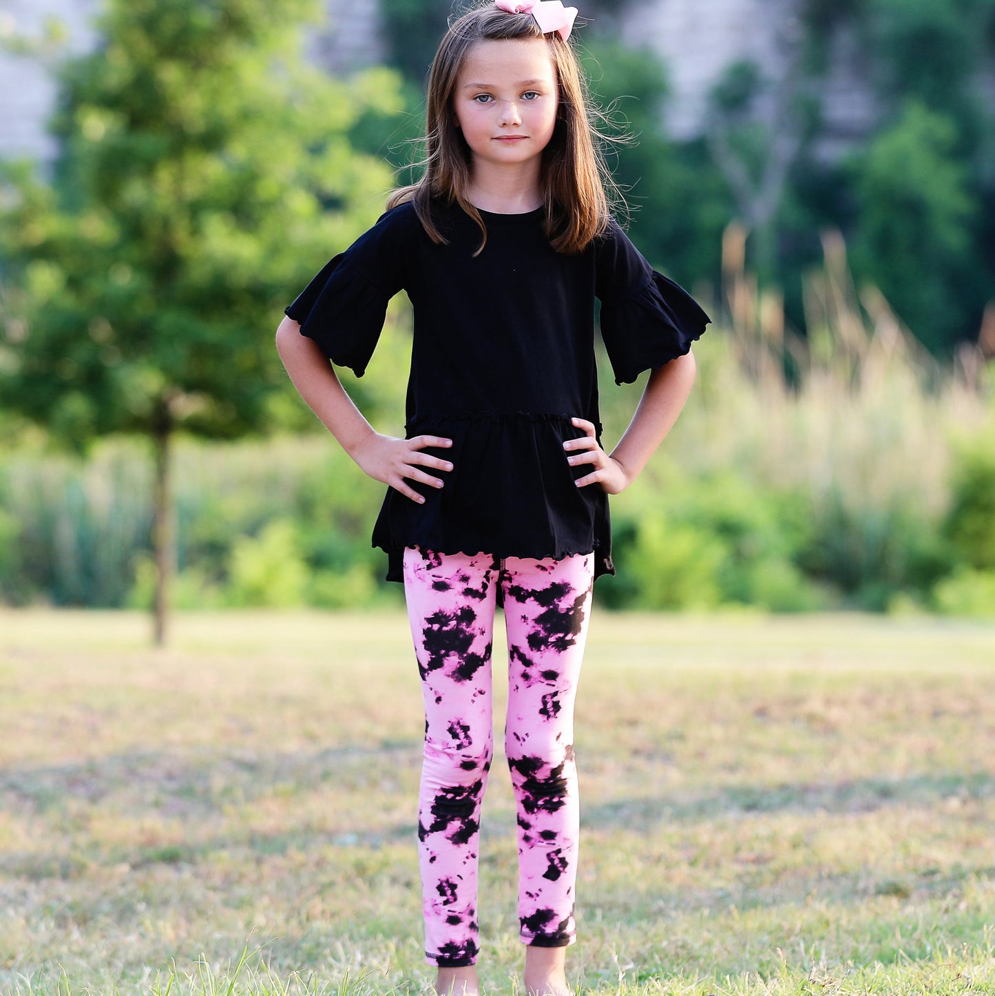 Baby Toddler Big Girls Tie Dye Leggings