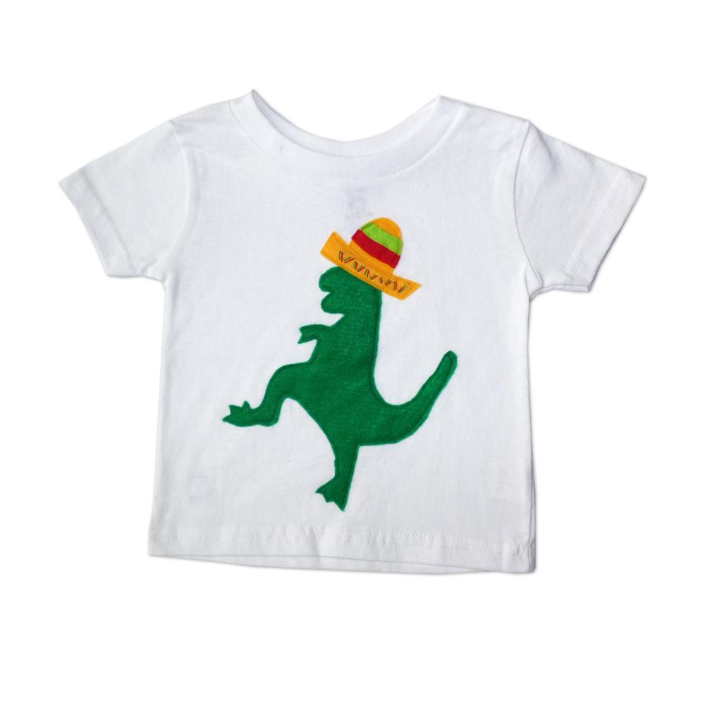Dancing Dinosaur Print Toddler Shirt