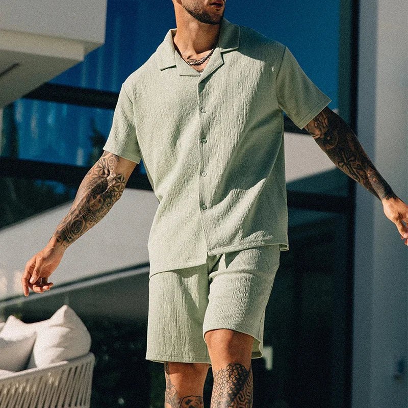 Vintage Men's Summer Beach Style Set