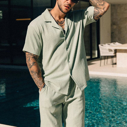 Vintage Men's Summer Beach Style Set