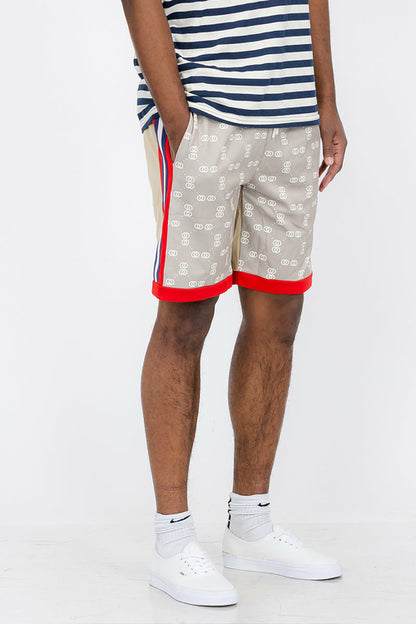 Iconic Printed Shorts with Pocket
