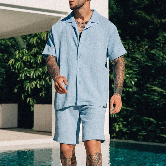 Vintage Men's Summer Beach Style Set
