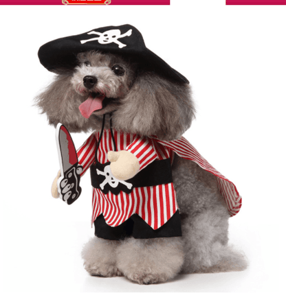 Funny Cosplay Pet Costume Set: Cute Cartoon Dog Outfit For Halloween