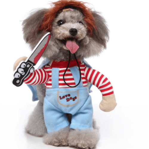 Funny Cosplay Pet Costume Set: Cute Cartoon Dog Outfit For Halloween