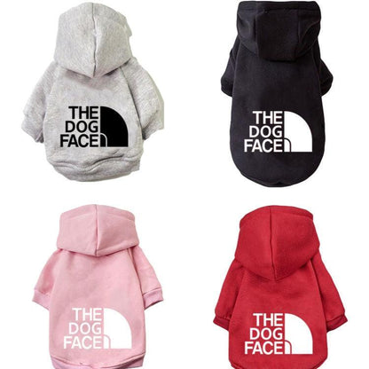 Dog Face Wind Coat Warm Hoodie Coat