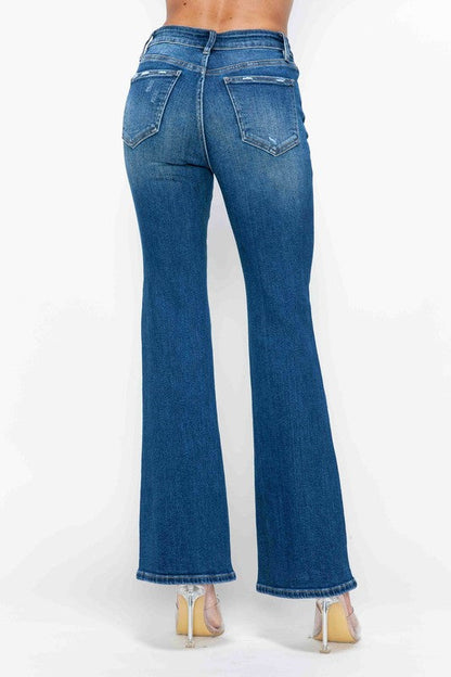 Full Size High Rise Bootcut Jeans