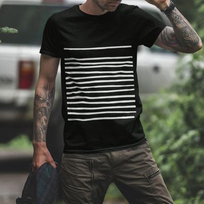 Men's T-Shirt with Lines