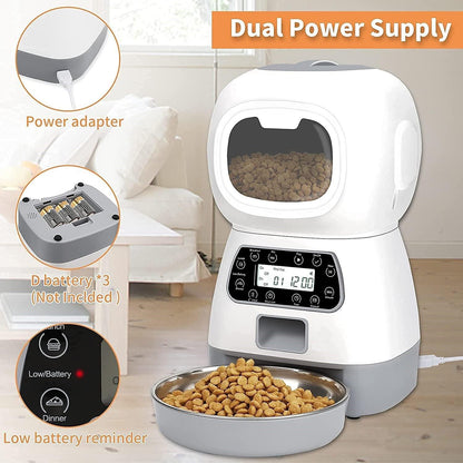 Remote-Controlled Pet Feeder Dispenser