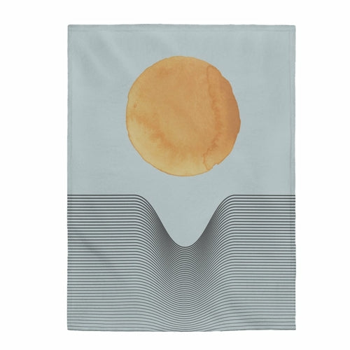 Abstract Plush Throw Blanket