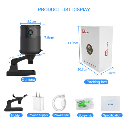 HD 2MP 1080P Wireless Mini Camera
