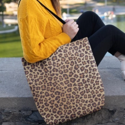 Leopard Print Tote Bag