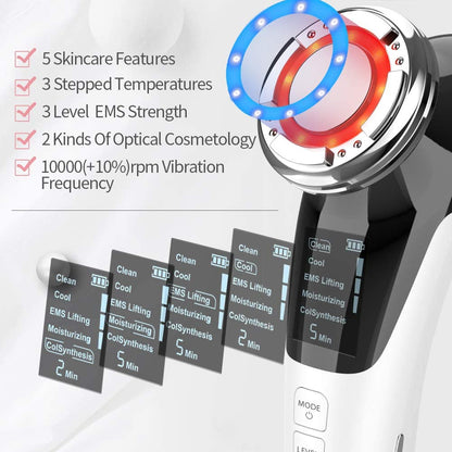 Ultrasonic Vibration Facial Device