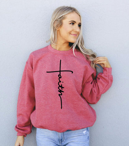 Faith Printed Sweatshirt